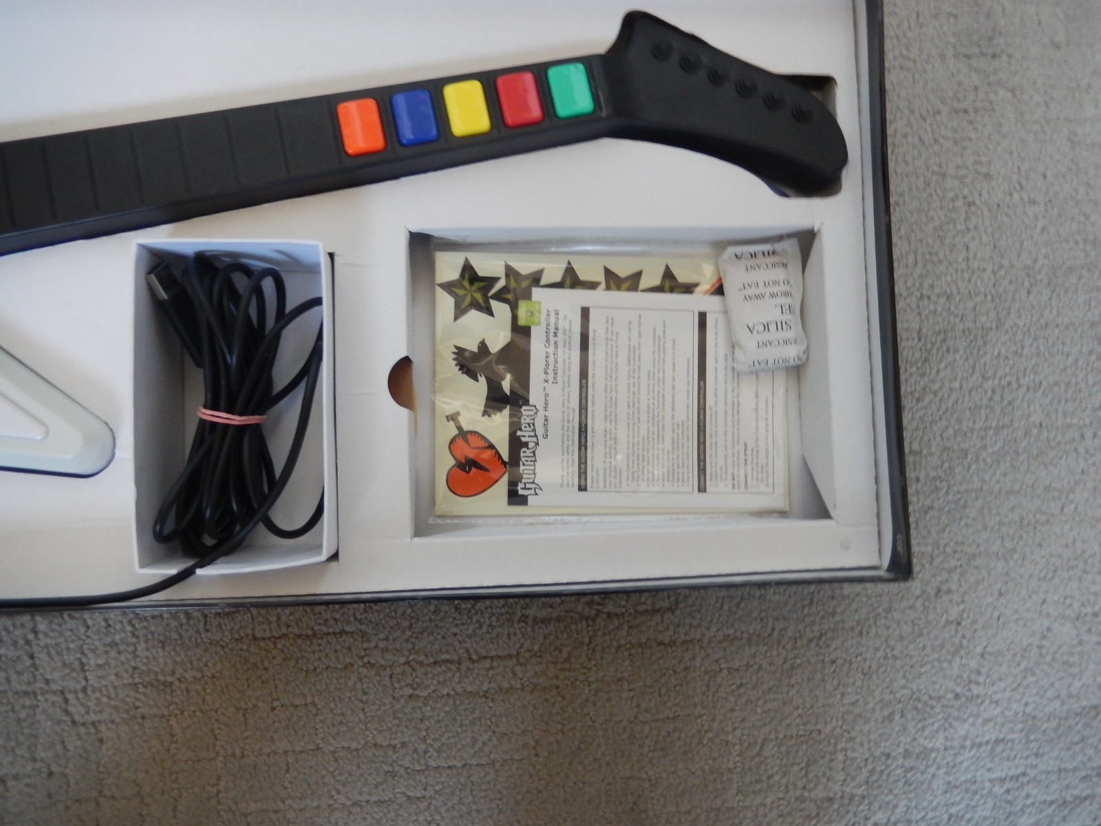 Guitar Hero Xbox 360 X-Plorer Xplorer Wired Controller Red Octane w/box