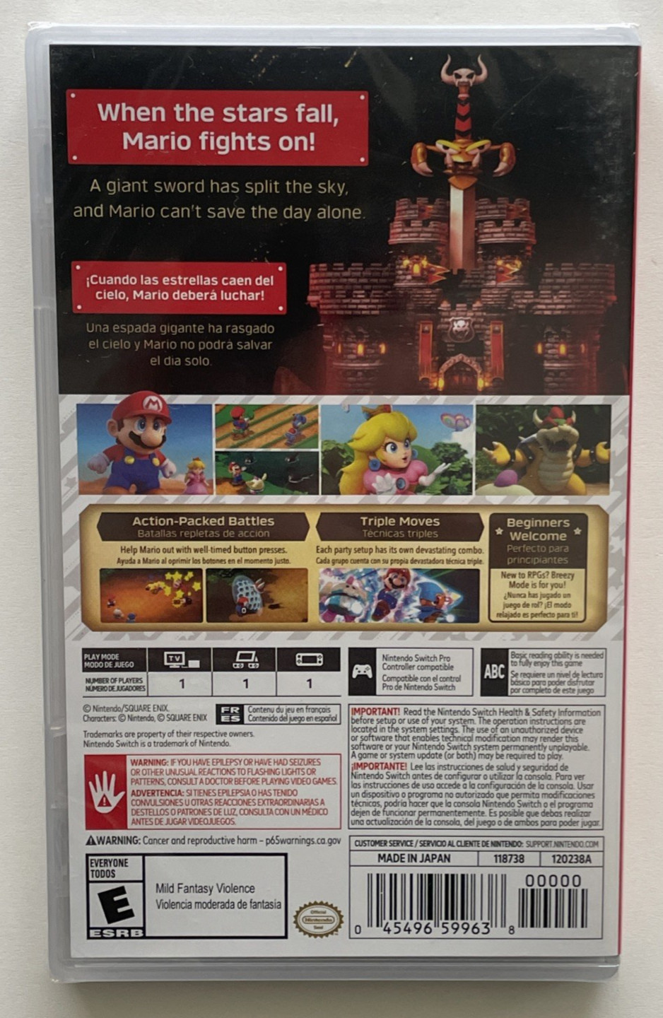 Super Mario RPG – Nintendo Switch – BRAND NEW & SEALED – MINT