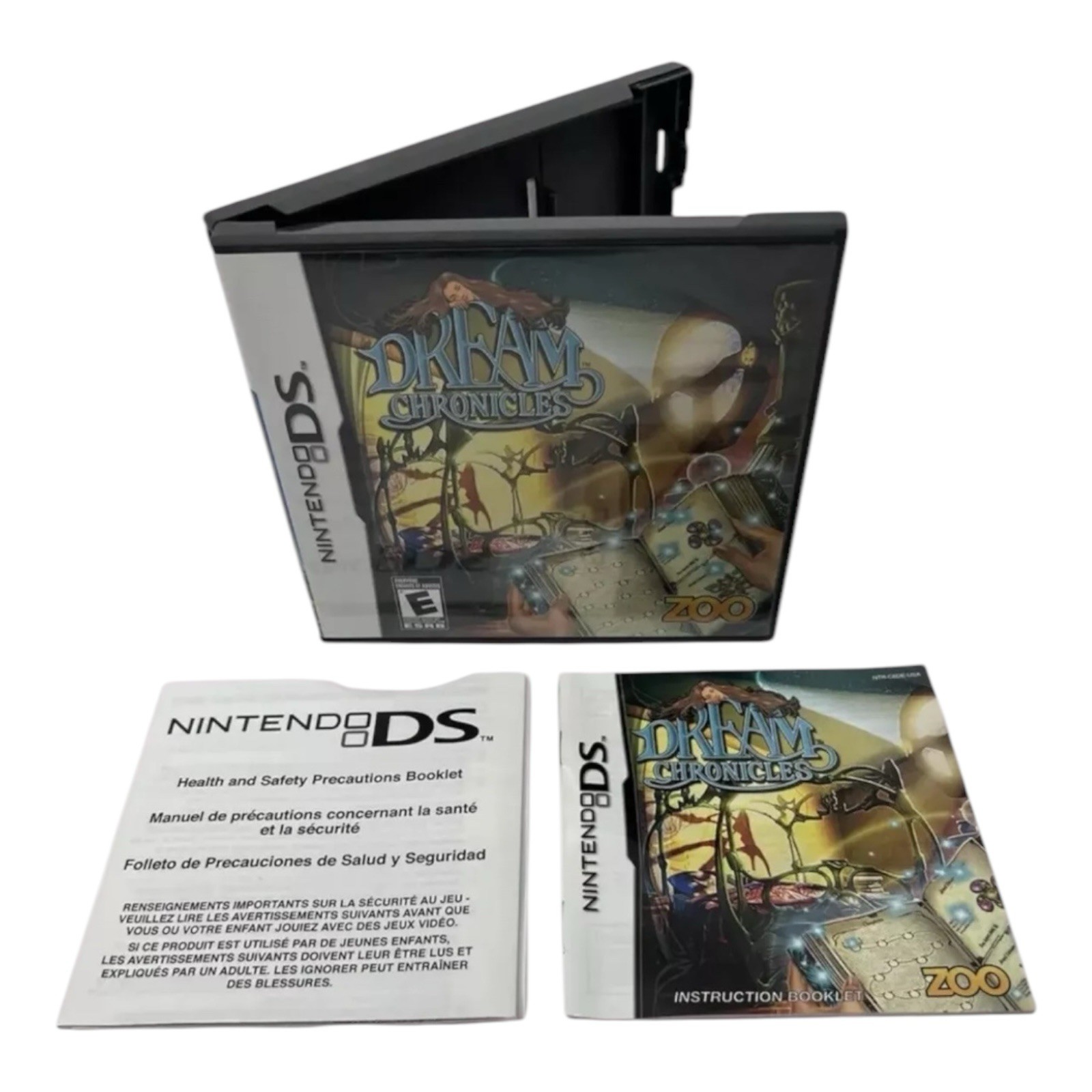 Dream Chronicles Nintendo DS CASE MANUAL & INSERT ONLY **NO GAME**