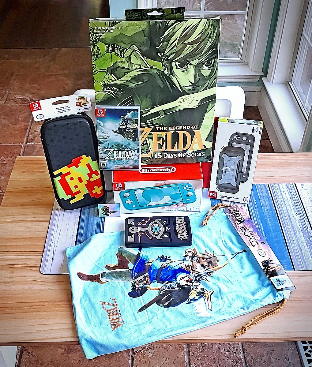 🔥🆕🔰 LEGEND OF ZELDA: Tears Of The Kingdom Nintendo Switch Lite Console Bundle