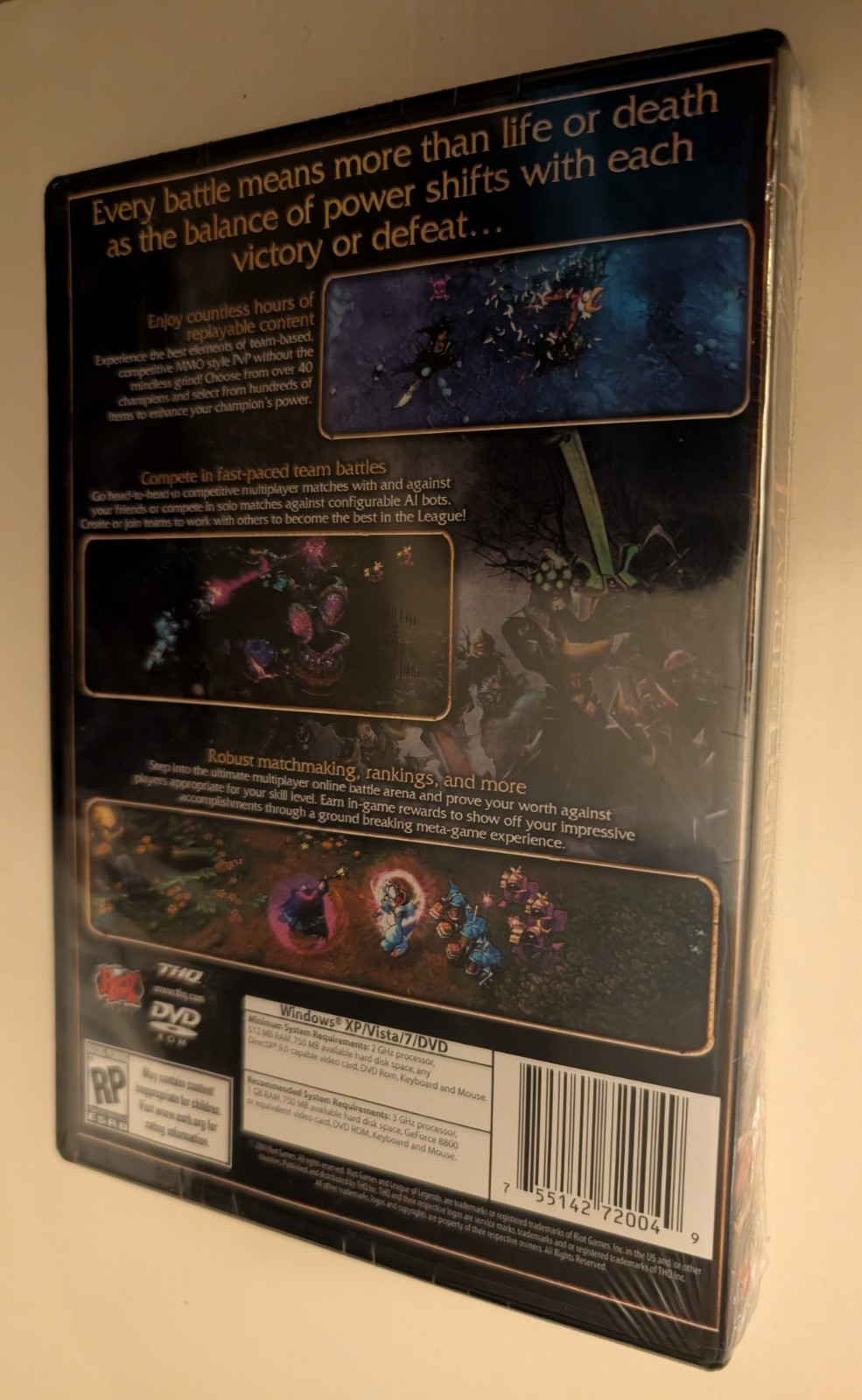 RARE BRAND NEW SEALED League of Legends Collectors Pack Riot Games LoL MOBA 2009