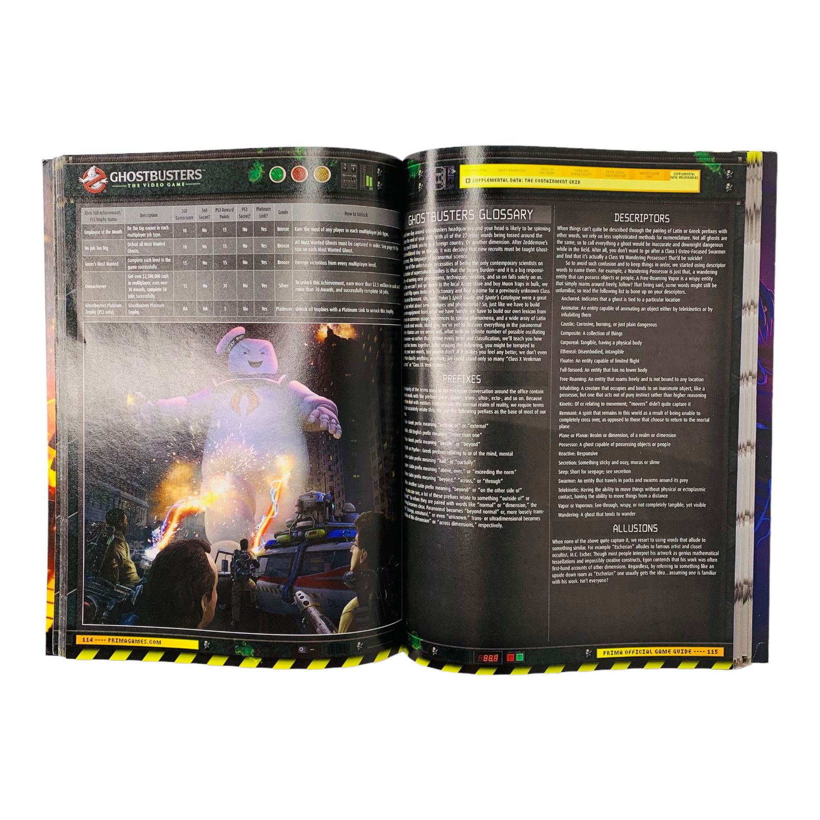 Ghostbusters The Video Game Prima Official Game Guide Wii PS2 XBOX 360 PS3 PC
