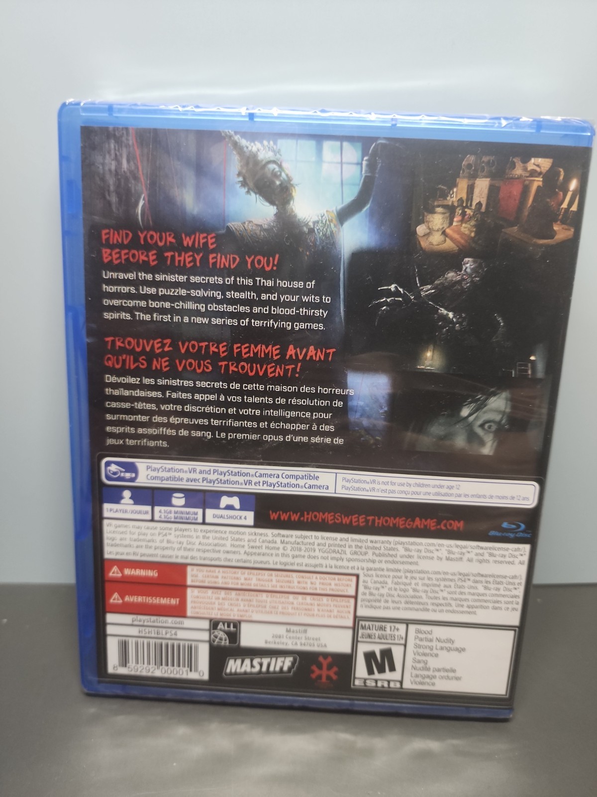 HOME SWEET HOME NEW SEALED 2018 Authentic Playstation 4 PS4