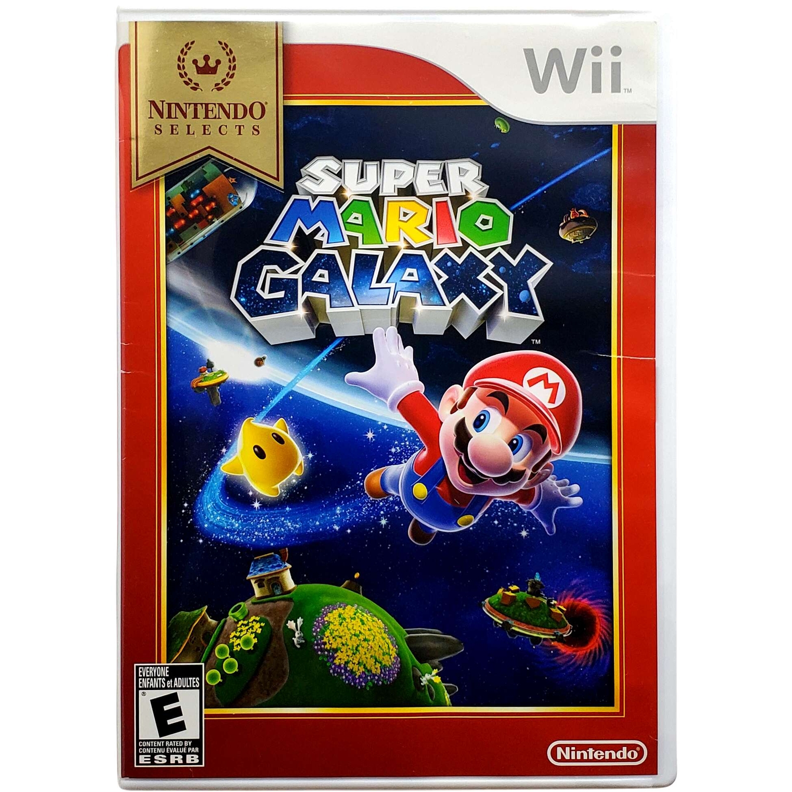 Super Mario Galaxy Nintendo Selects – Nintendo Wii Pristine Tested Authentic