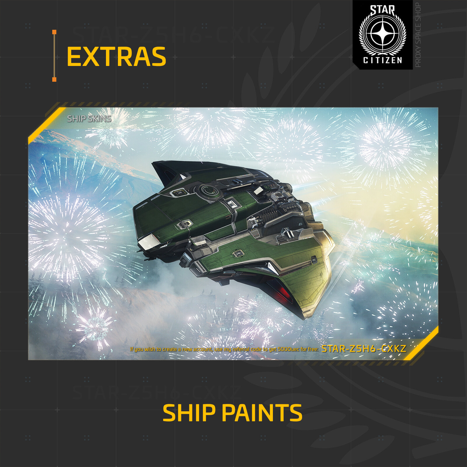 Star Citizen – SHIP SKINS (PAINTS)