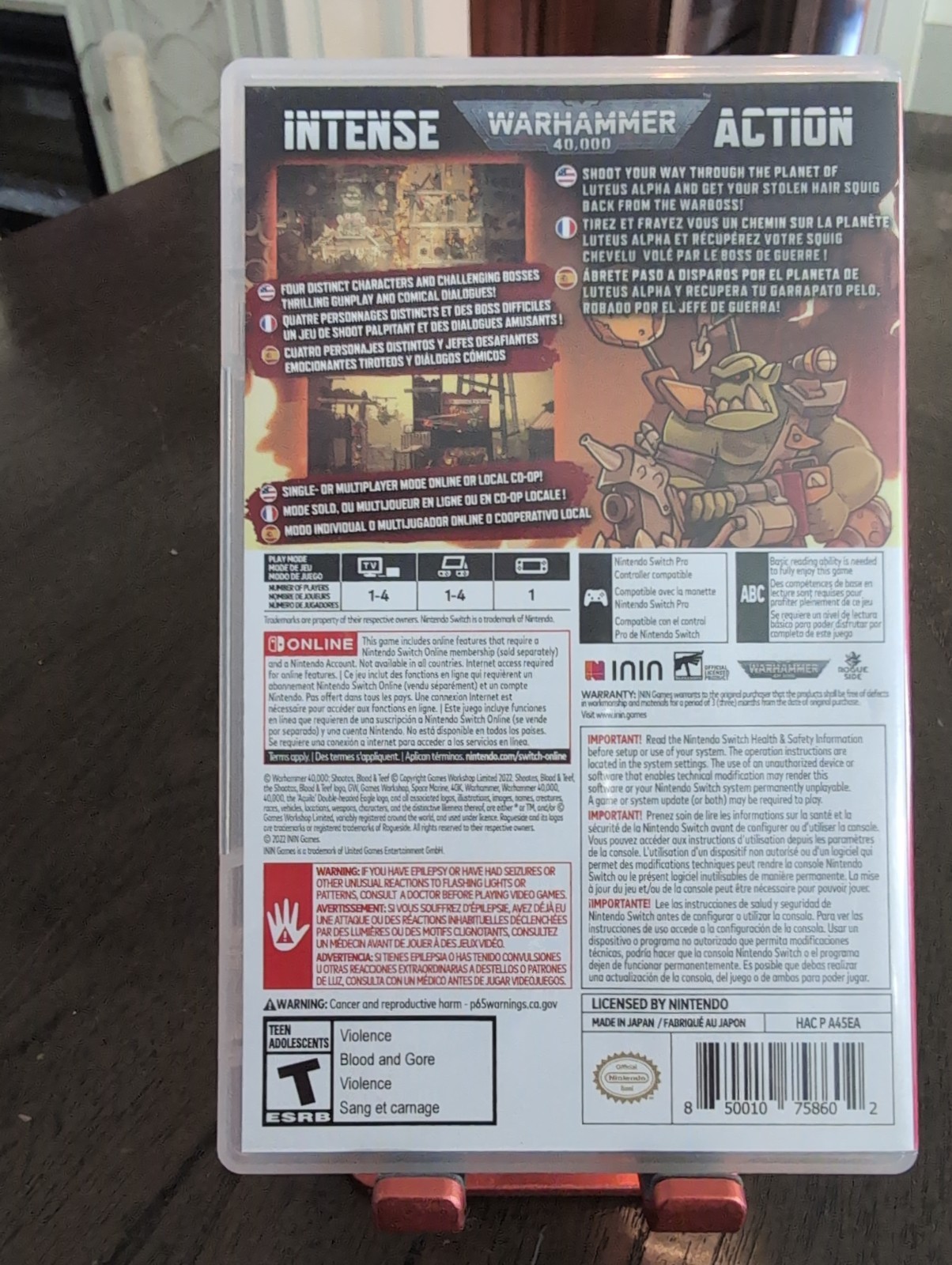 Warhammer 40,000: Shootas, Blood & Teef – Nintendo Switch – Ships in a Box