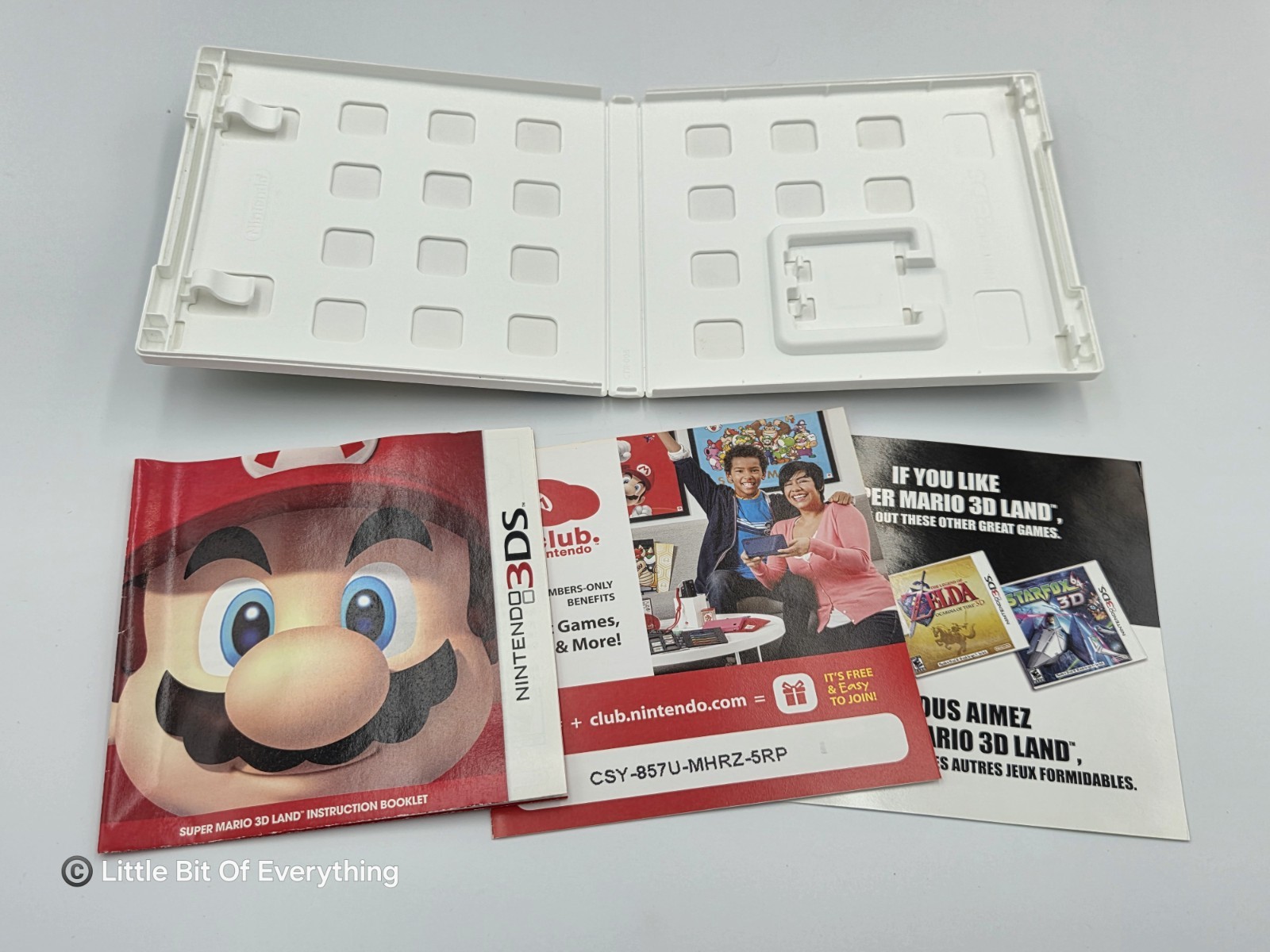 Super Mario 3D Land Nintendo 3DS (2011) – Case & Manual Only! / Free Shipping!