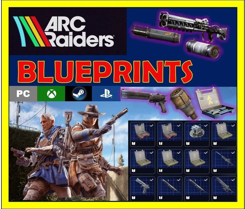 Arc Raiders Bettina Blueprint! Fast Delivery!