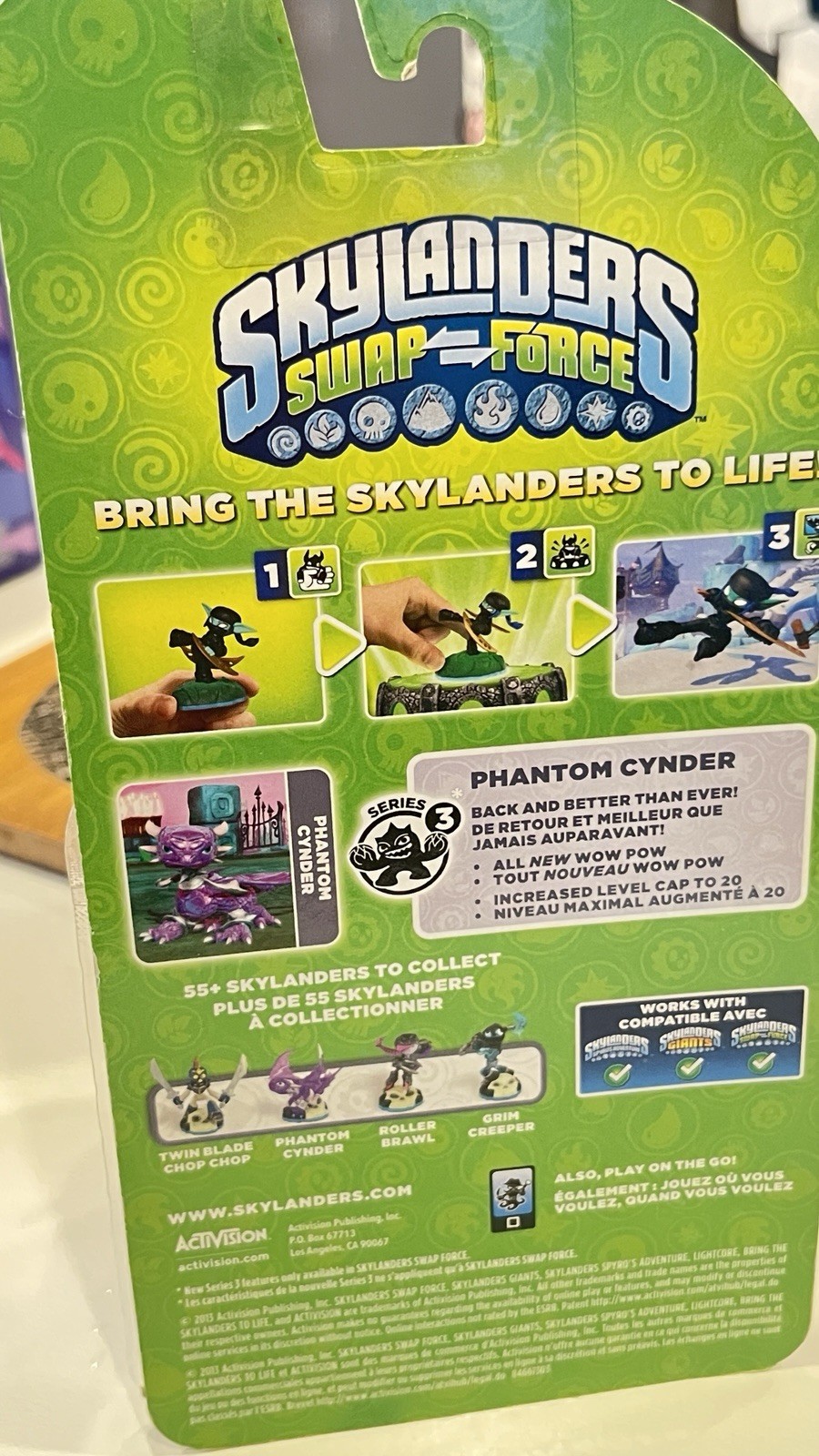 Activision Skylanders Swap Force Phantom Cynder Series 3 Character Figure