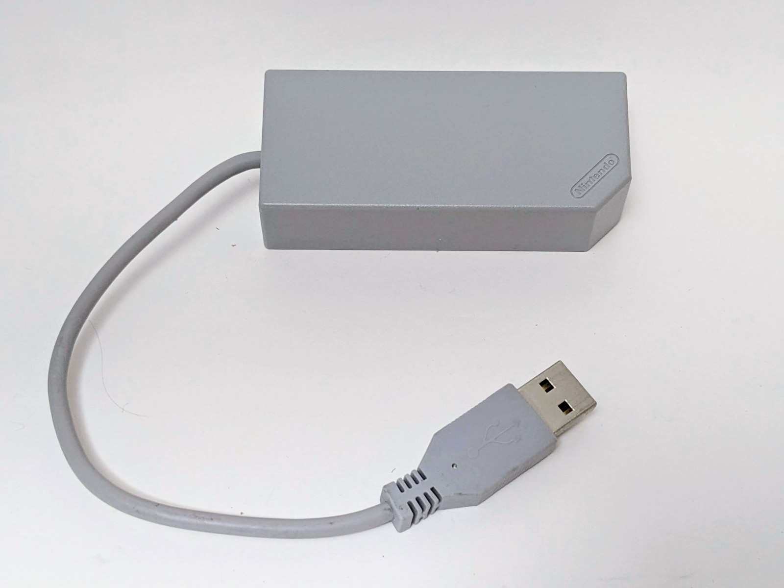 Official Nintendo Wii ” LAN Adapter ” RVL-015 Tested Wiii U Switch Region Free