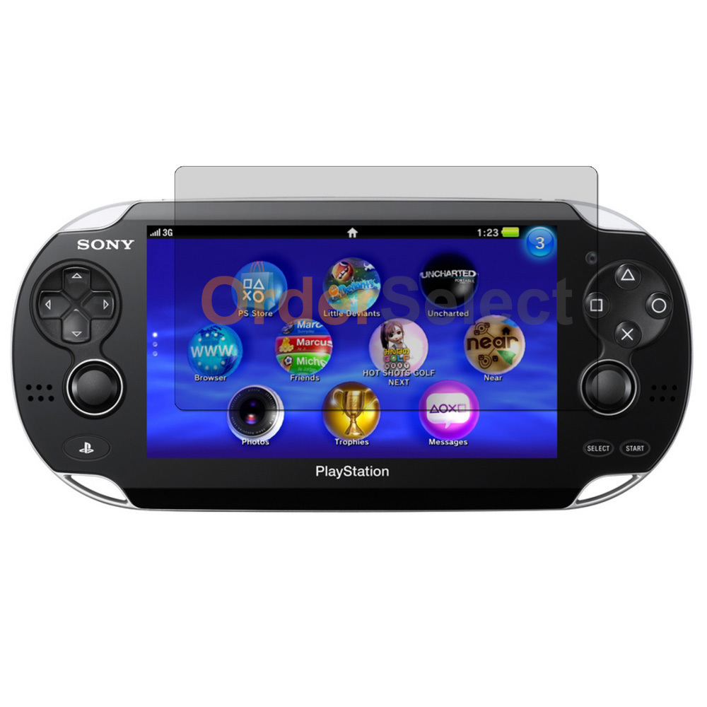 3X Ultra Clear LCD Screen Protector for Sony Playstation PSVita PS Vita 100+SOLD