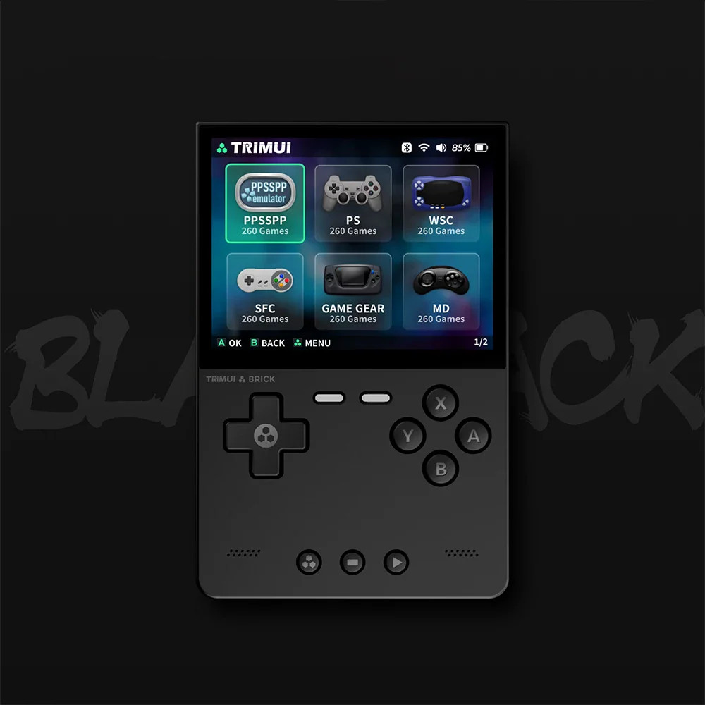 NEW TRIMUI BRICK Retro Handheld Game Console 3.2″ IPS Screen Linux System