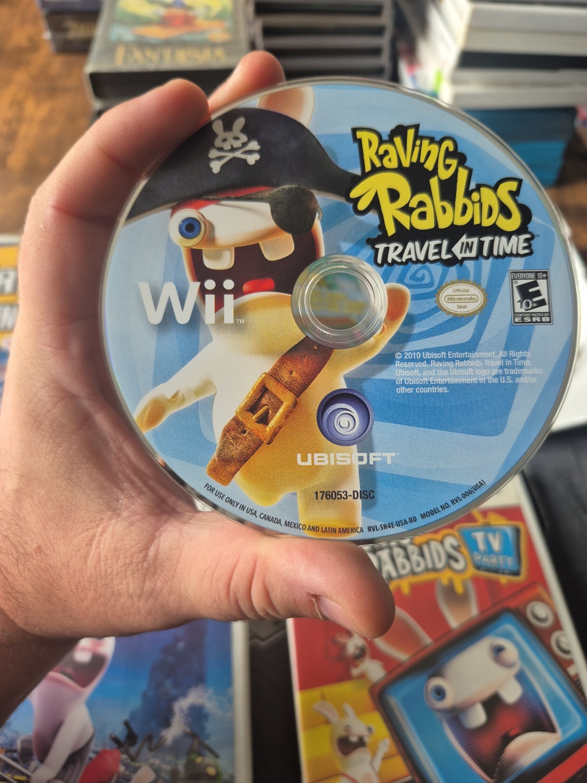 Nintendo Wii RAYMAN RAVING RABBIDS 5 Game CollectionFUN