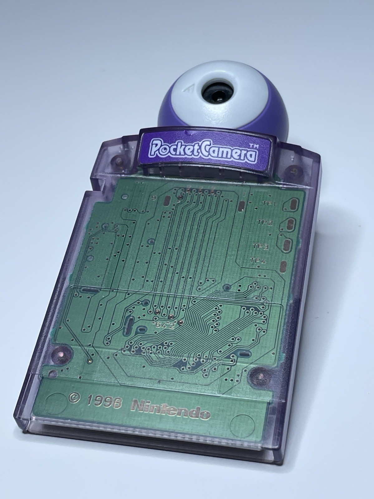 Gameboy Pocket Camera Clear Atomic Purple MGB-006 Nintendo Japan Import TESTED