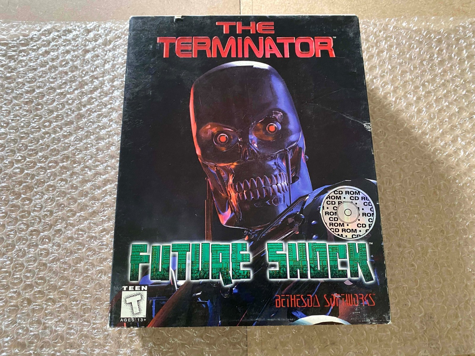 The Terminator: Future Shock (Big Box T-Teen) (PC CD-ROM, 1995) – COMPLETE / CIB