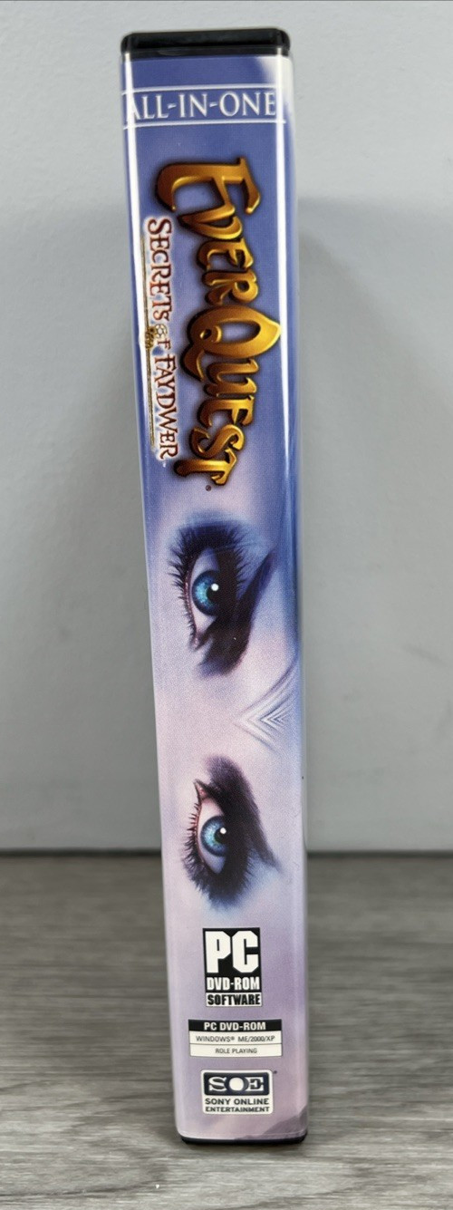 EverQuest: Secrets of Faydwer (PC, 2007) – Complete In Box