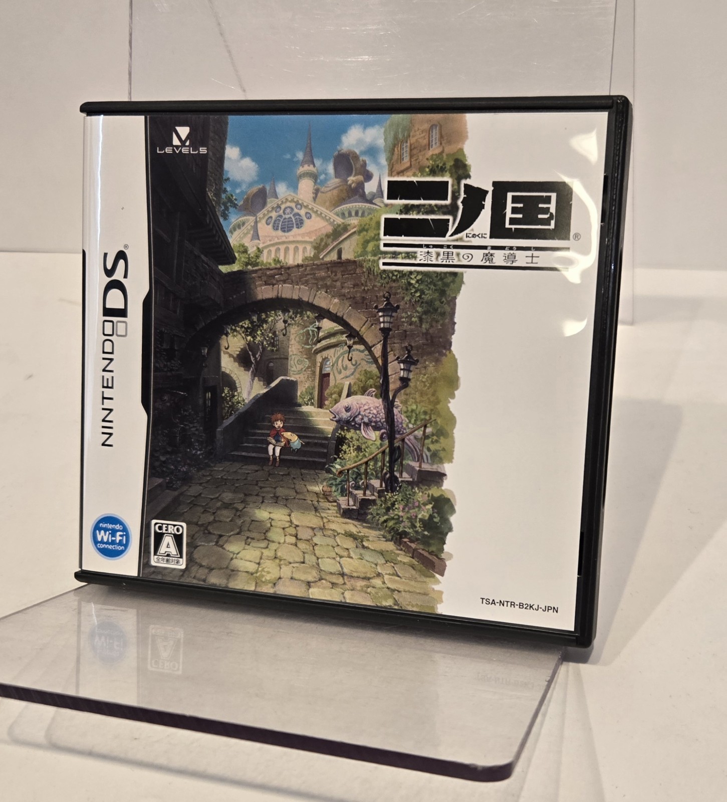 Ni No Kuni Nintendo DS Big Box Game Japanese Version w Magic Book 100% Complete