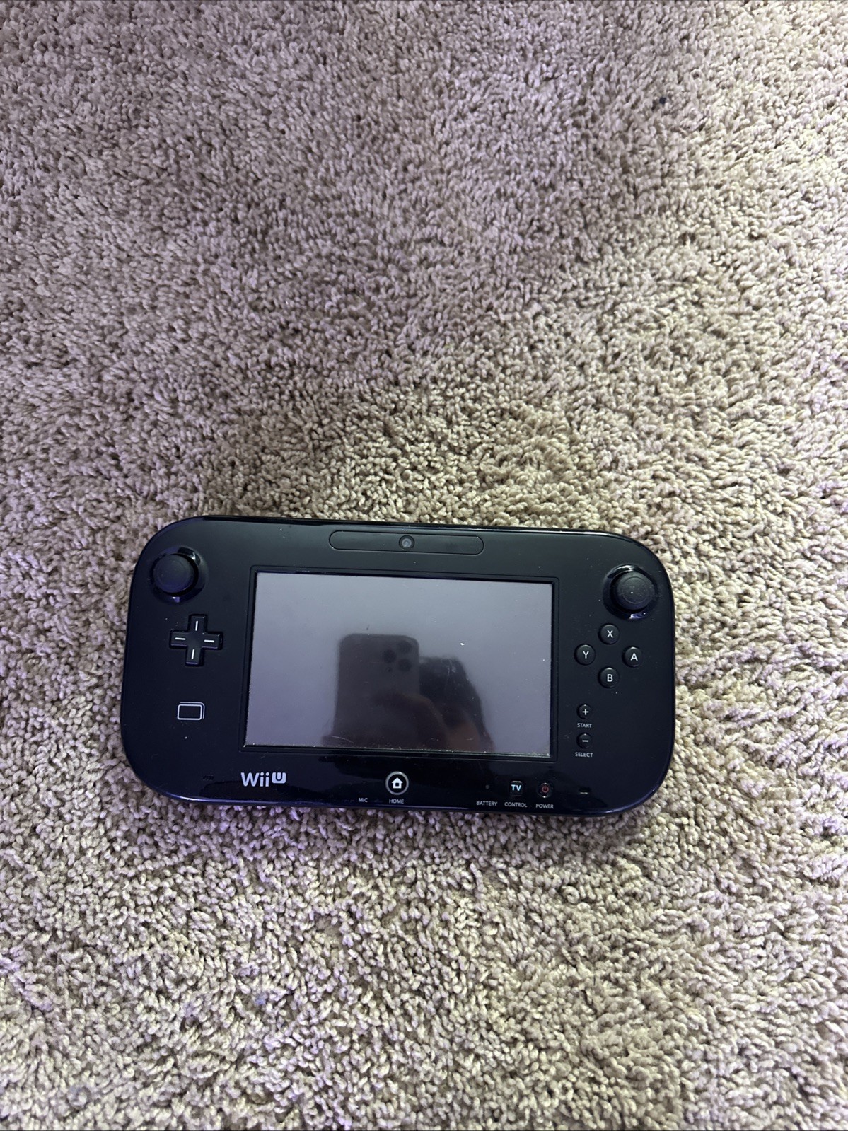Nintendo Wii U Black Gamepad Console Pad Controller