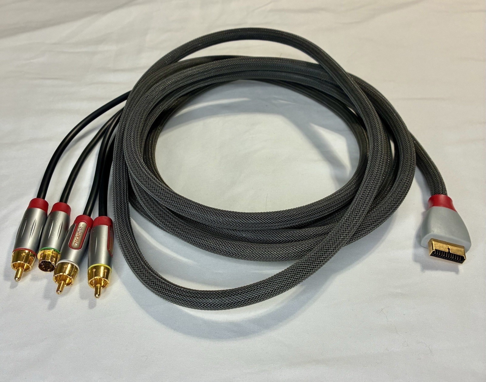 Rocketfish Component AV Cable RCA Audio/Video Proprietary Game Console Connector
