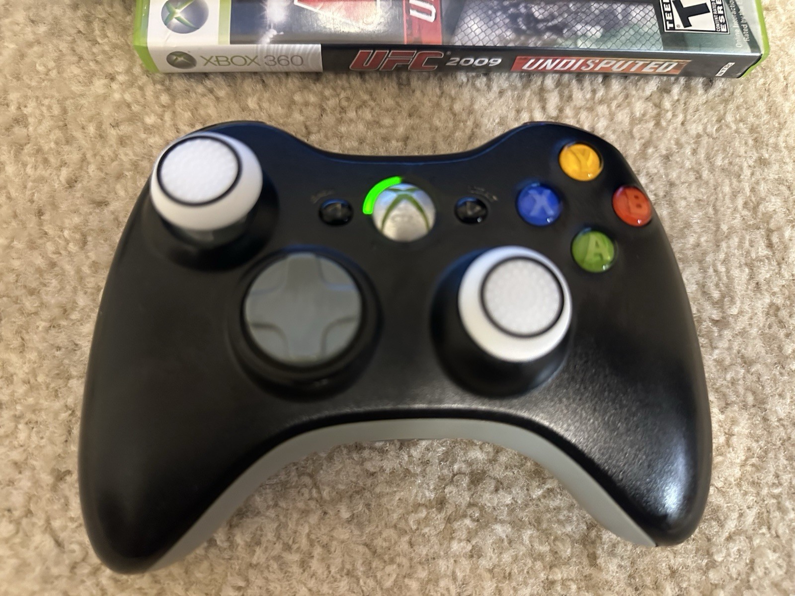 Xbox 360 Elite 120GB Black Console Bundle WiFi Adapter Games Lot Tested!