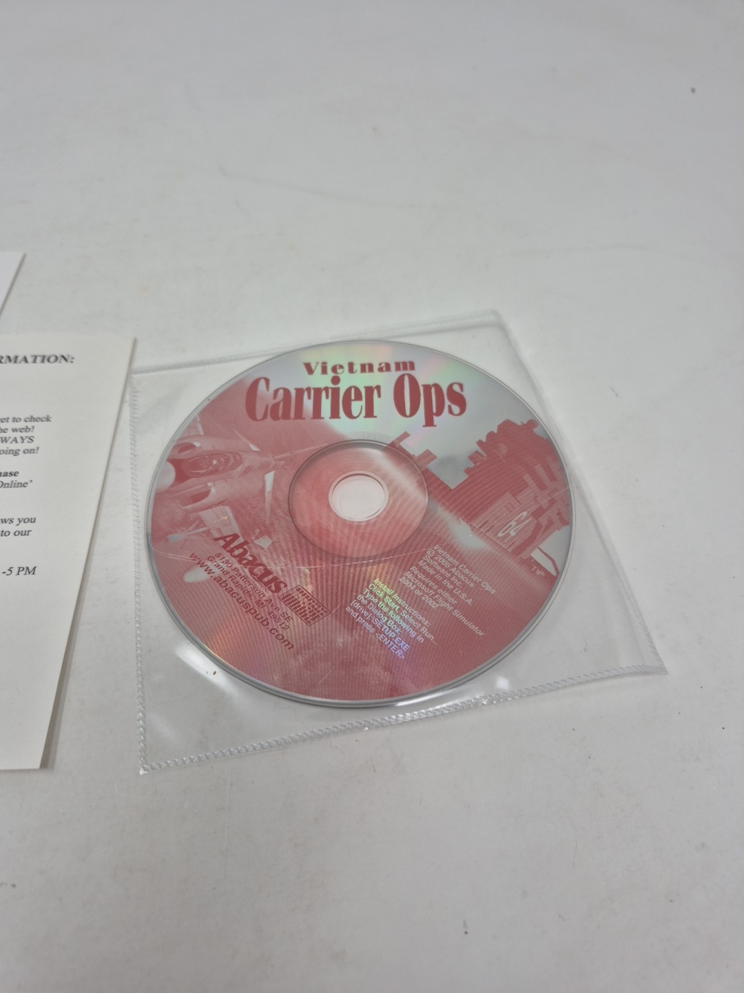 Flight Sim: Vietnam Carrier Ops – PC – Very Good