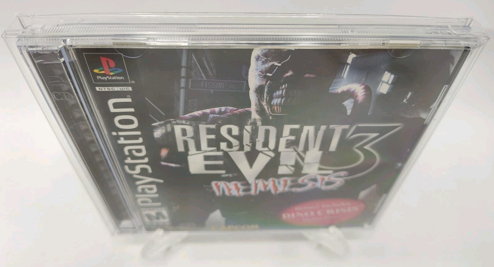 Resident Evil 3: Nemesis (PlayStation 1 PS1, 1999) CIB w/ Demo + Case Protector