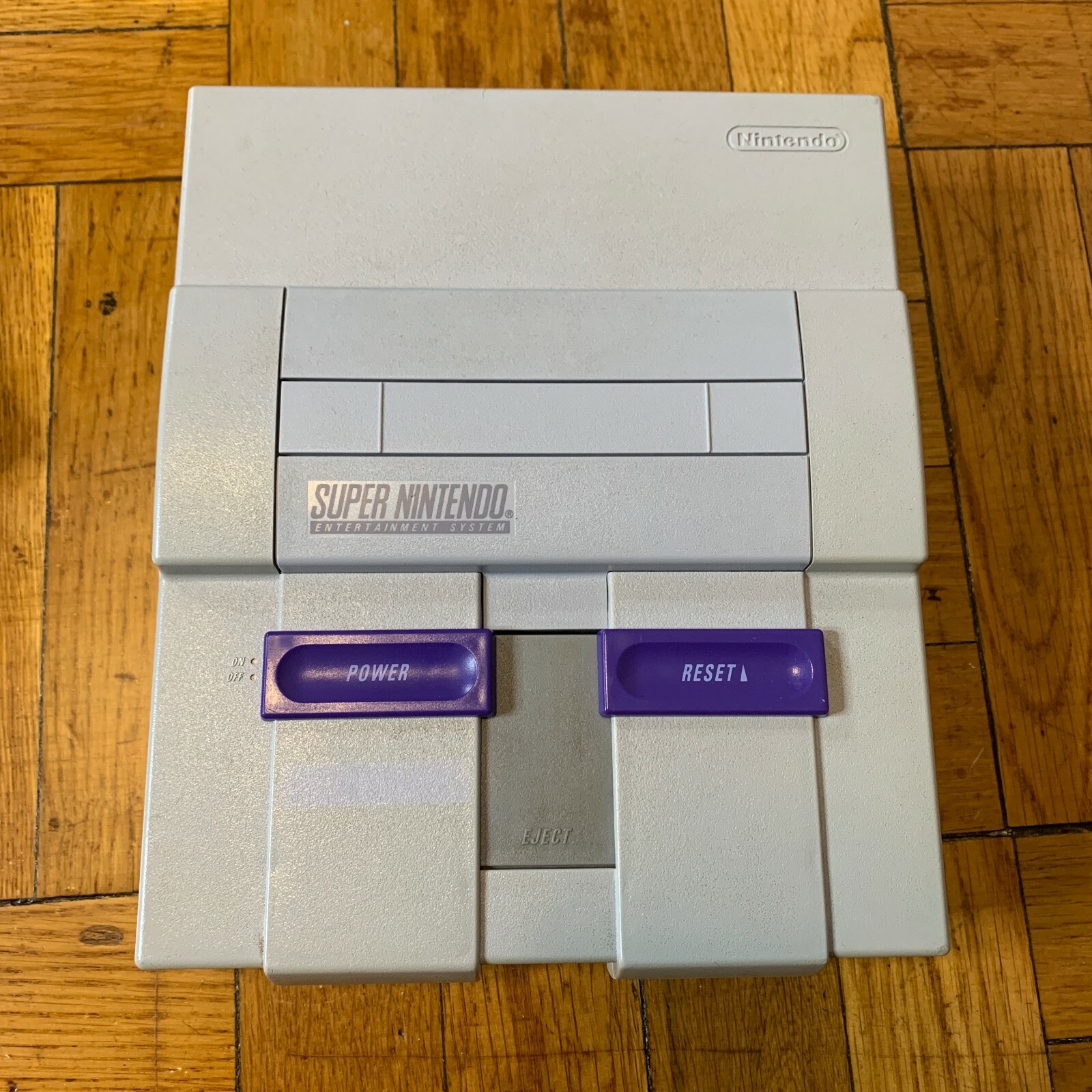 Super Nintendo SNES Console OEM Brand Complete Set + w/ Mario World & All Stars