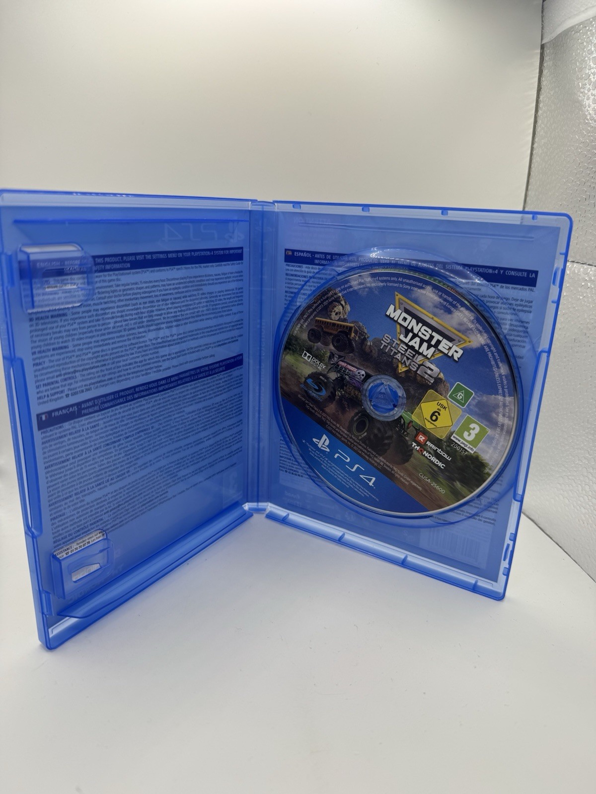 Monster Jam Steel Titans 2 (Ps4 N/A) Video Game. VG