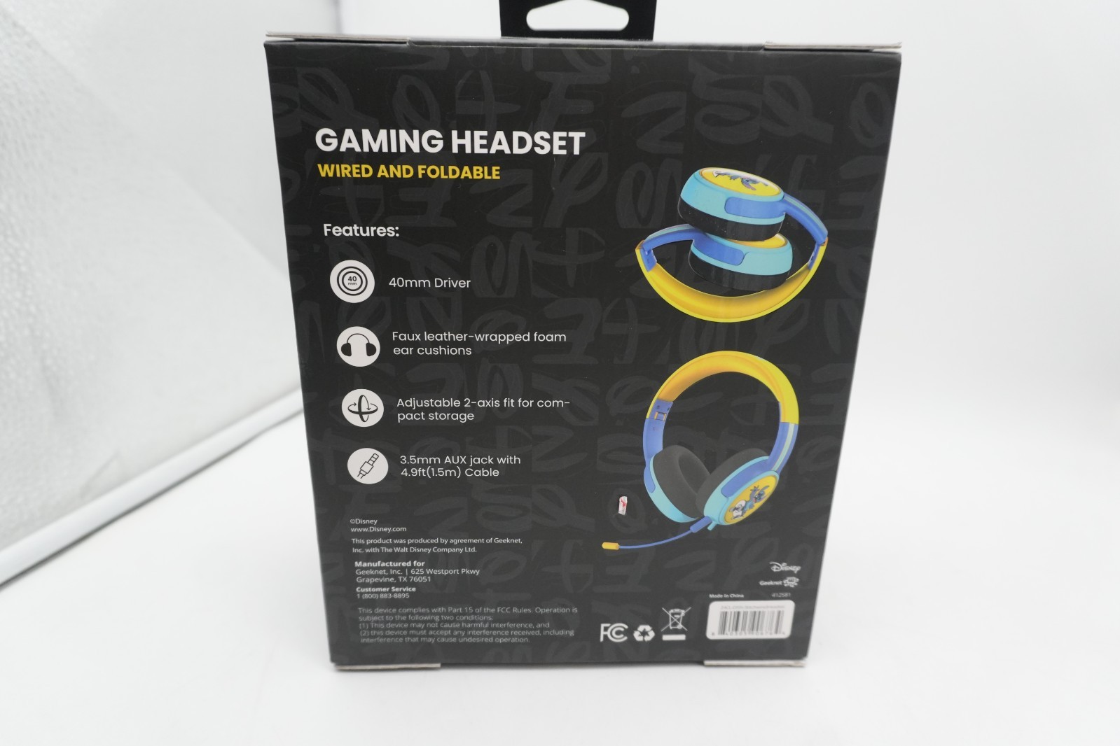 Disney Lilo and Stitch – Stitch Wired Headset GameStop Exclusive