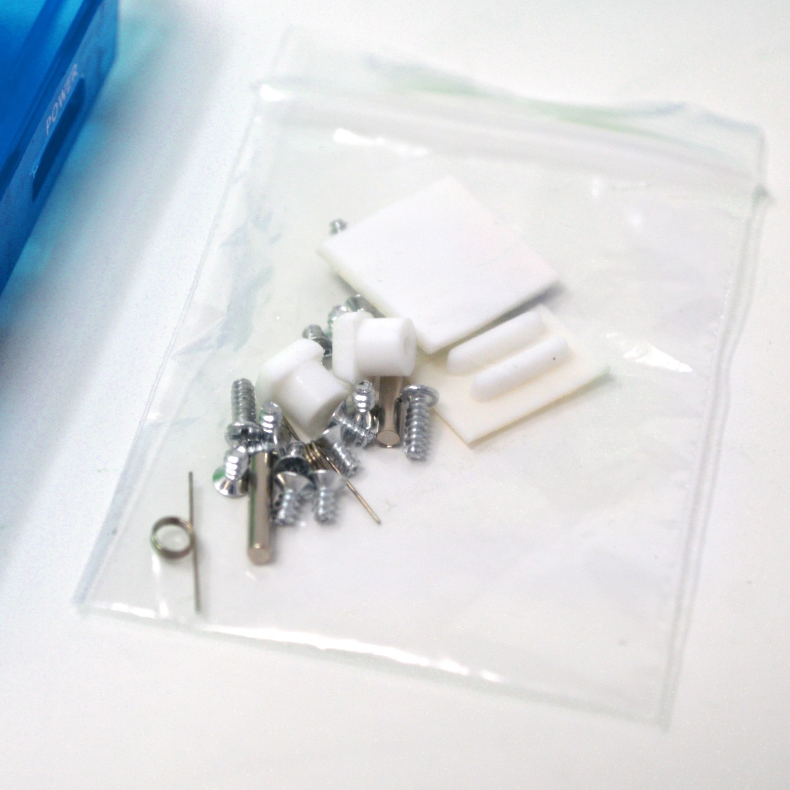 Full Replacement Housing Shell Screen Lens Clear BLUE For Nintendo DS Lite OEM