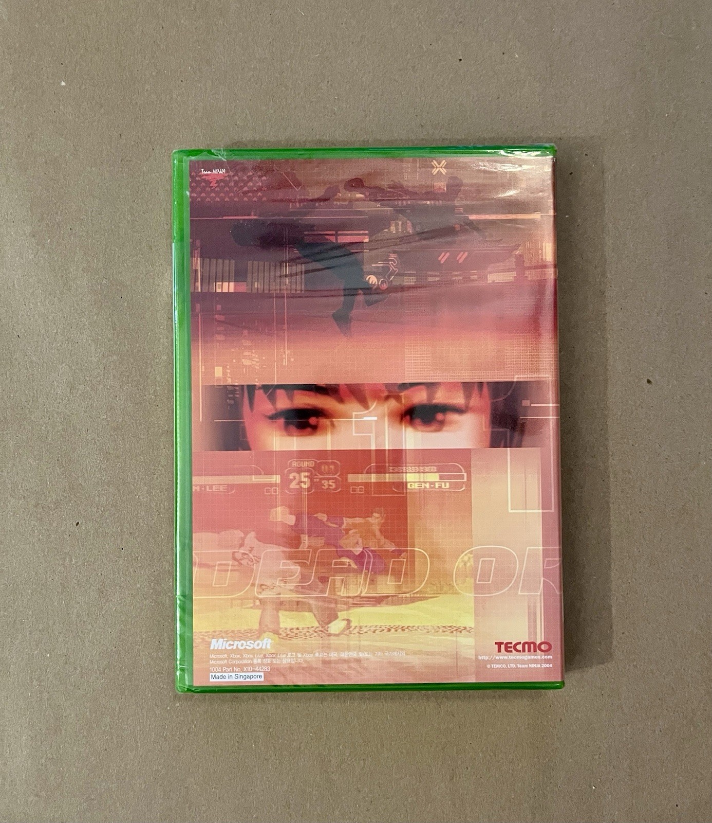 Dead or Alive Ultimate Xbox Korean NTSC Sealed on Xbox Made in Singapore Tear