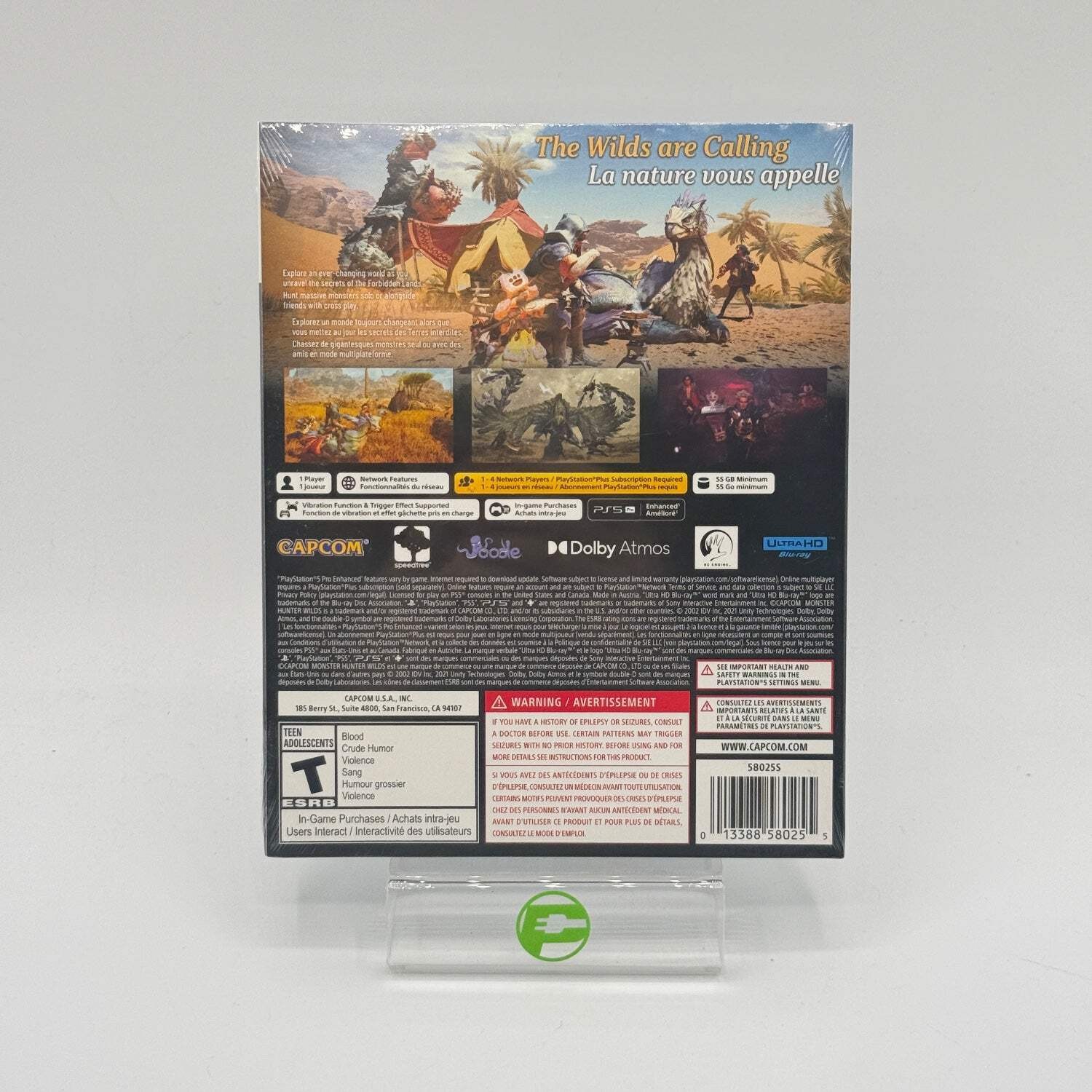 New Monster Hunter Wilds [Steelbook Edition] (Sony PlayStation 5 PS5, 2025)