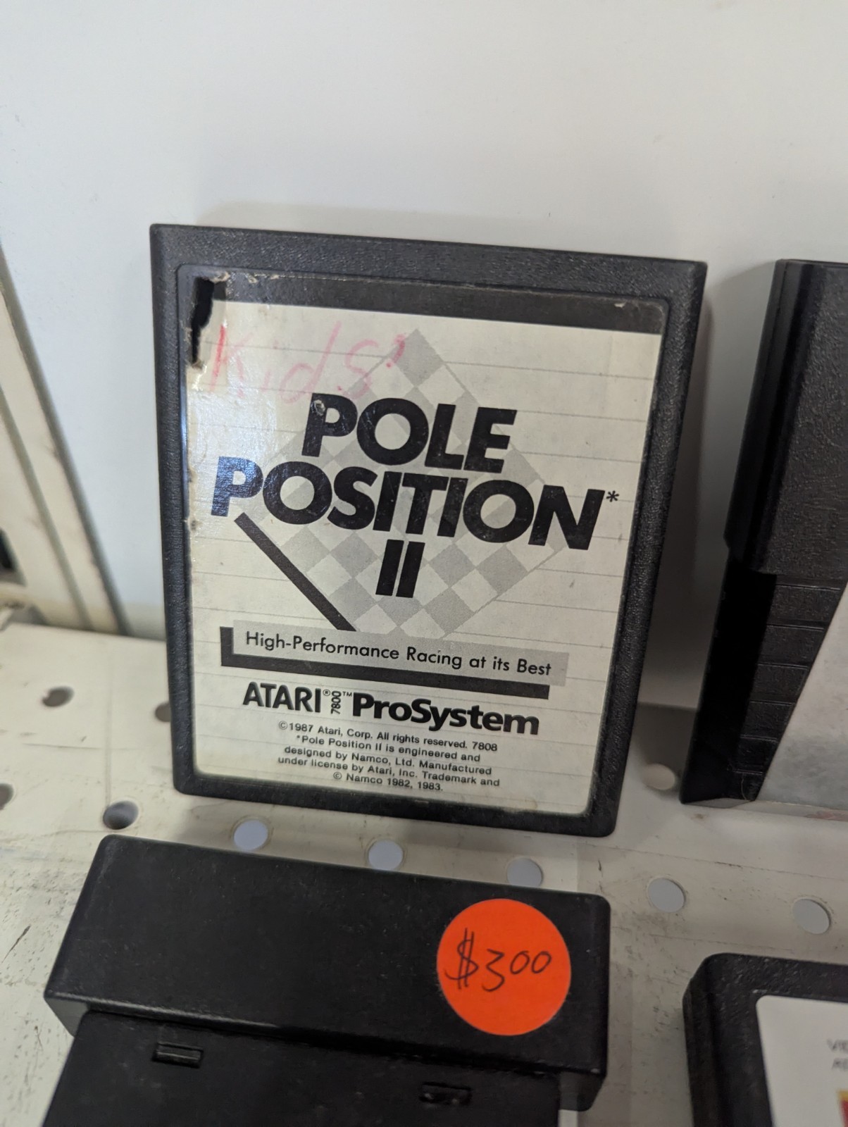 6B Lot Of 4 Atari Video Games UNTESTED Pole Spider-Man Galaxian Astroblast