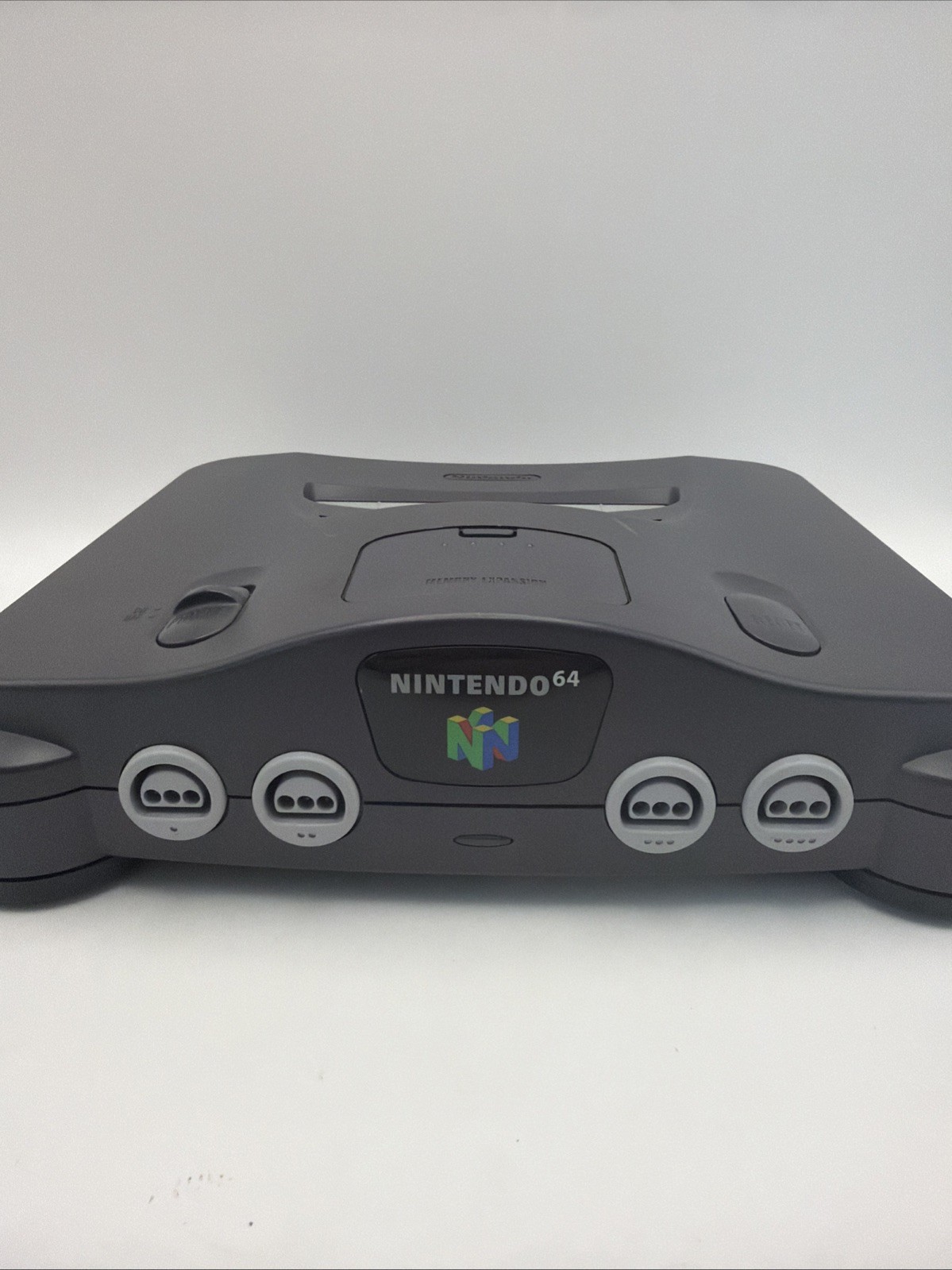 Nintendo 64 N64 Console Bundle Gray Controller OEM Cables Tested Works Great