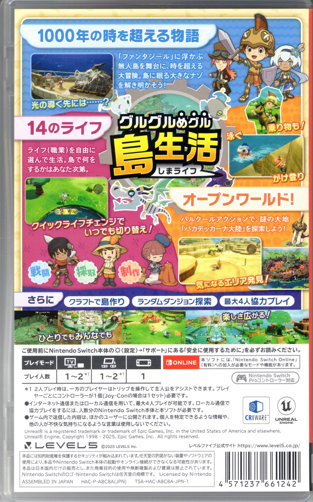 Fantasy Life i: The Girl Who Steals Time for Nintendo Switch™ (Multi Language)