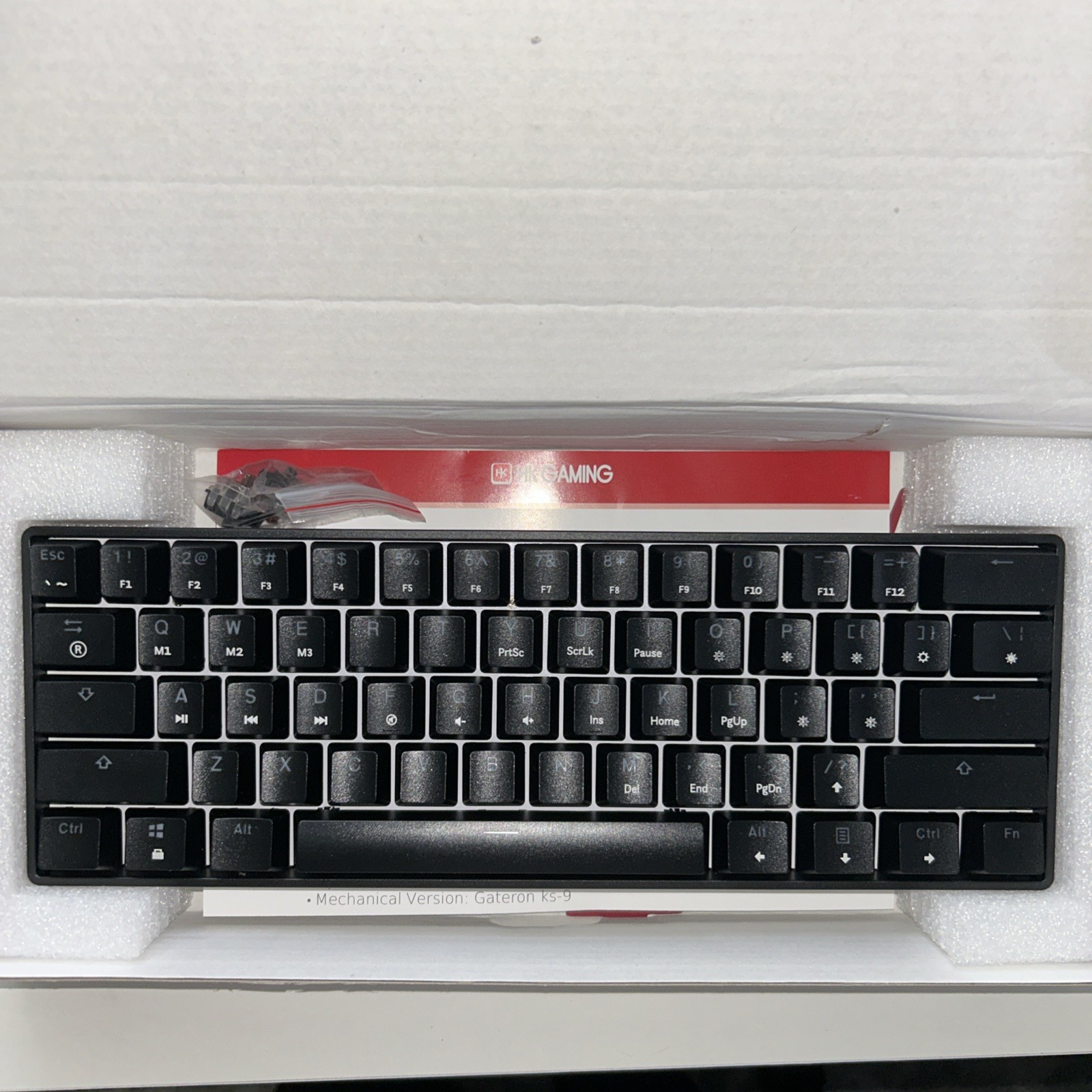 HK Gaming GK61 Mechanical Multi Color Backlit Gaming Keyboard, PC/Mac, NEW!