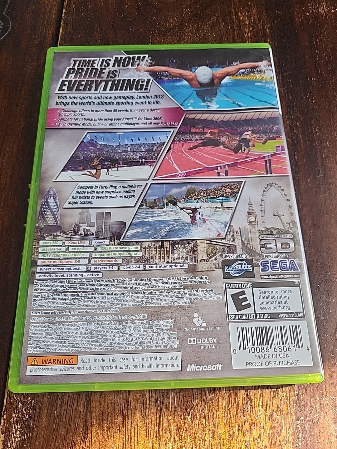 London 2012 Olympic Games (Microsoft Xbox 360, 2012) – Tested & Complete CIB