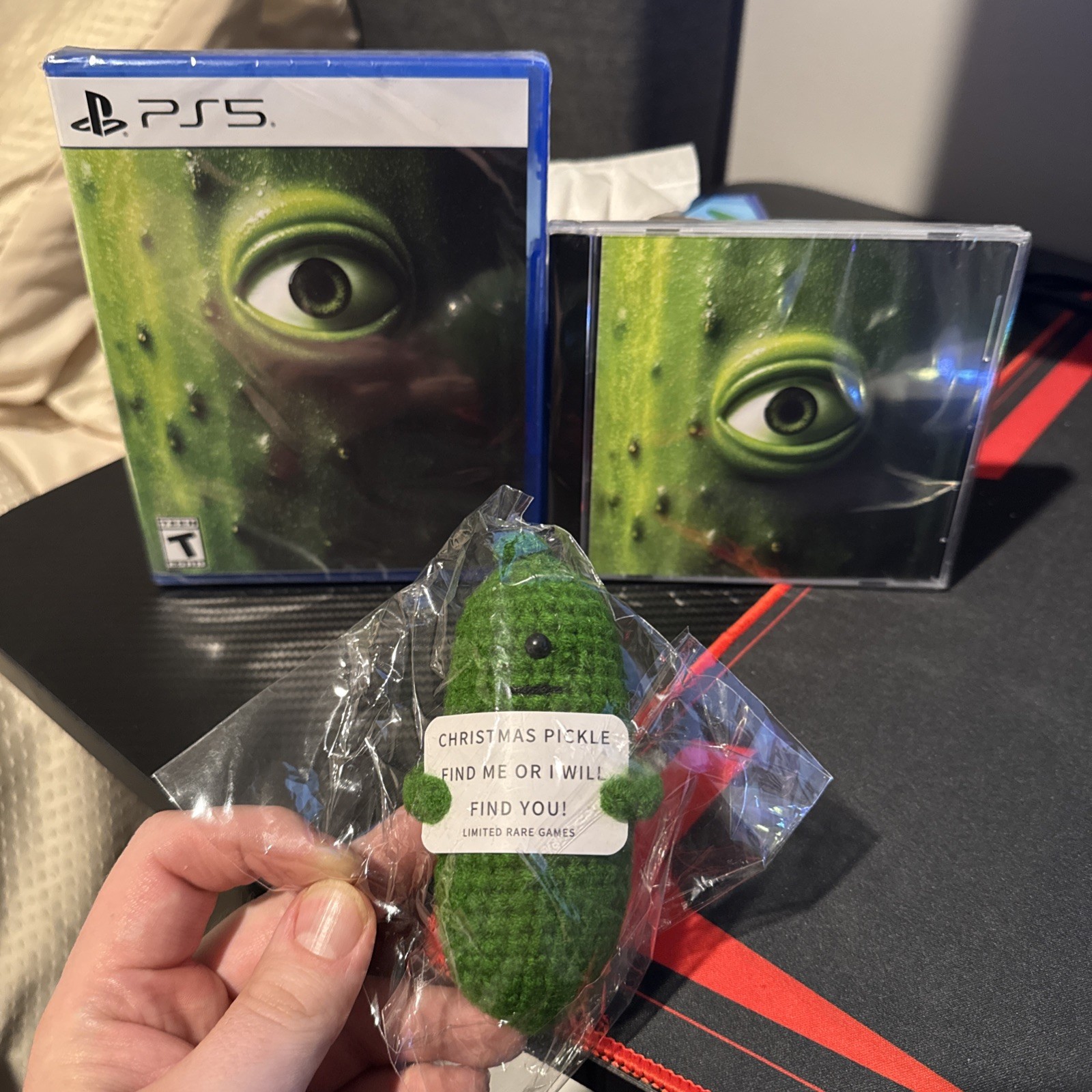 The Christmas Pickle + OST + Plush – PlayStation 5 PS5 – NEW Limited Rare Games