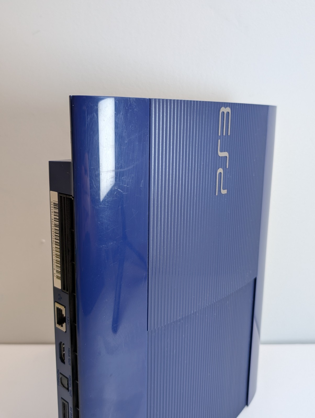 Sony PlayStation 3 Super Slim PS3 250GB Azurite Blue Console Gaming System Works