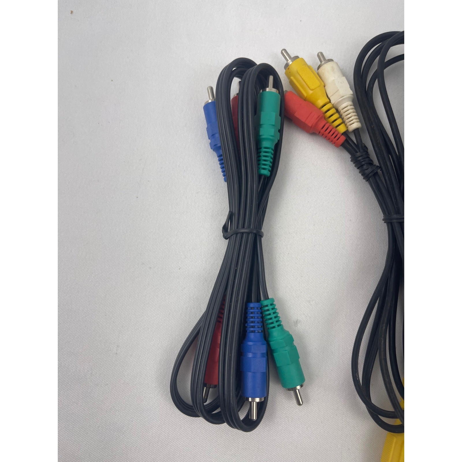 Sony PlayStation AV Cable & RCA Component Composite Audio Video Cord Lot of 5