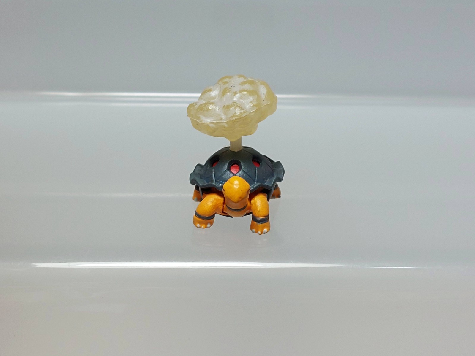 Torkoal Cotoise Rittai Pokemon Zukan Figure Gashapon Tomy 2004 N03 0.9in