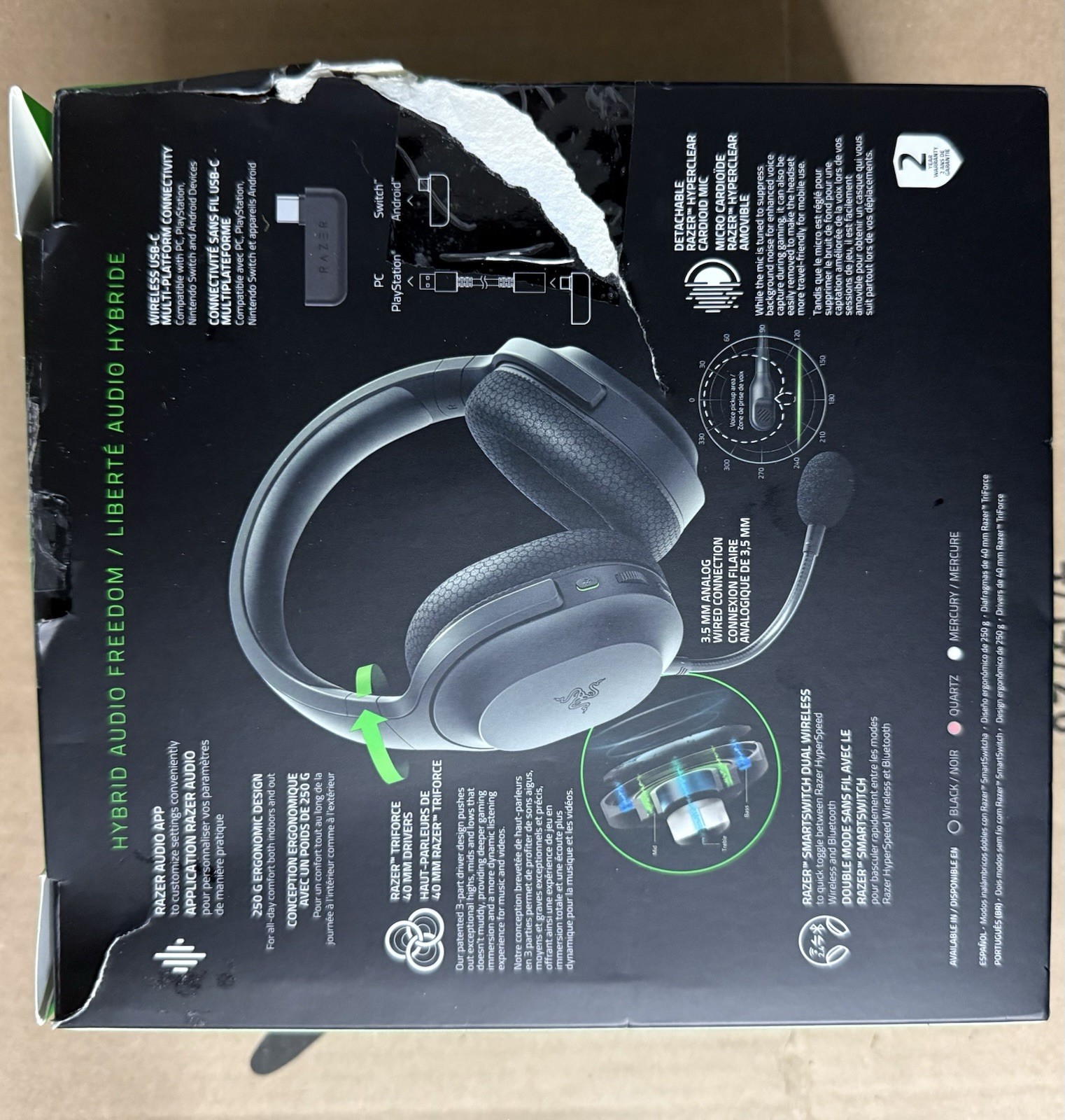 Razer Barracuda X Wireless Gaming Headset for PC & Console