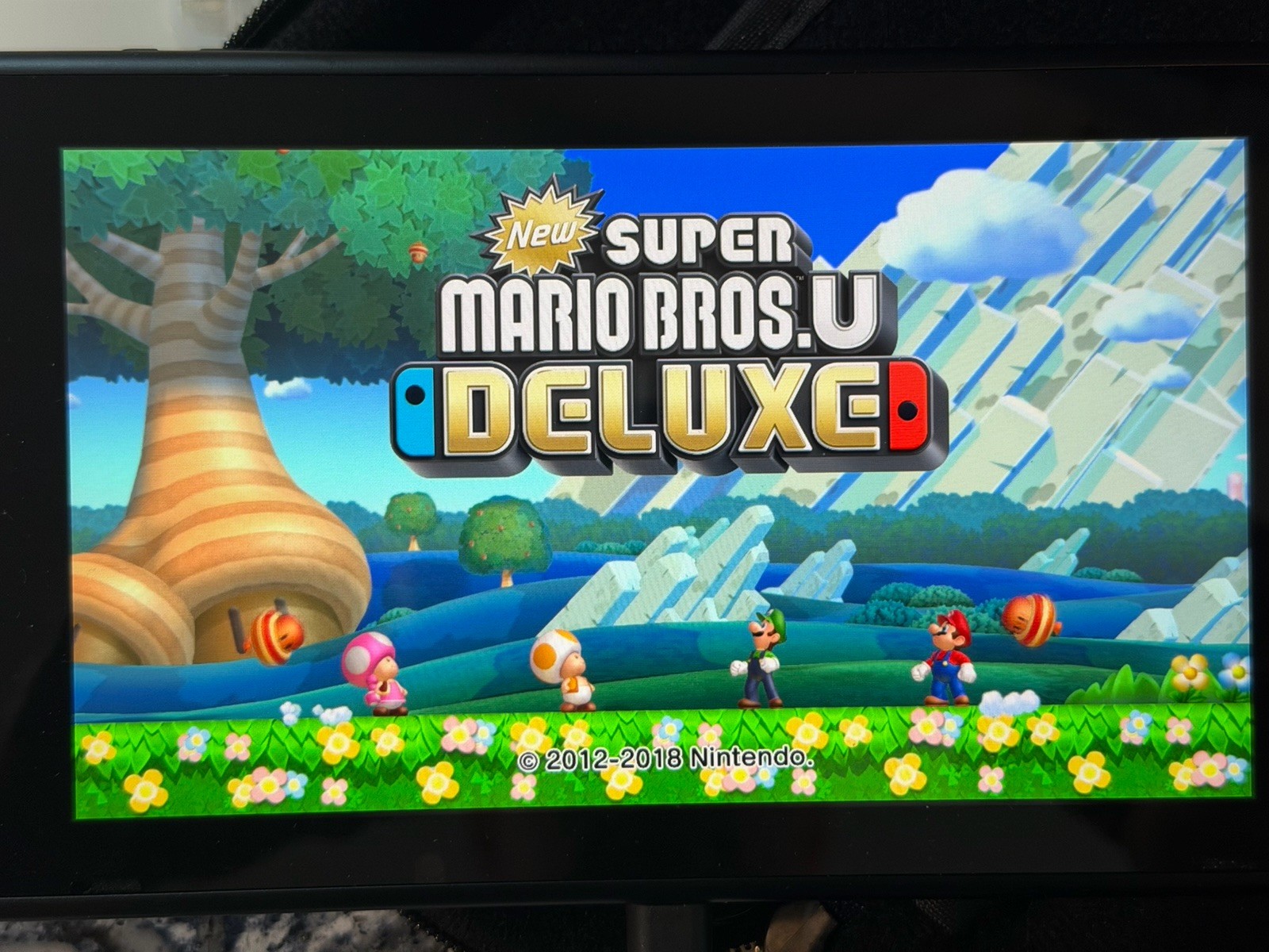 New Super Mario Bros U Deluxe Nintendo Switch Physical Tested CIB