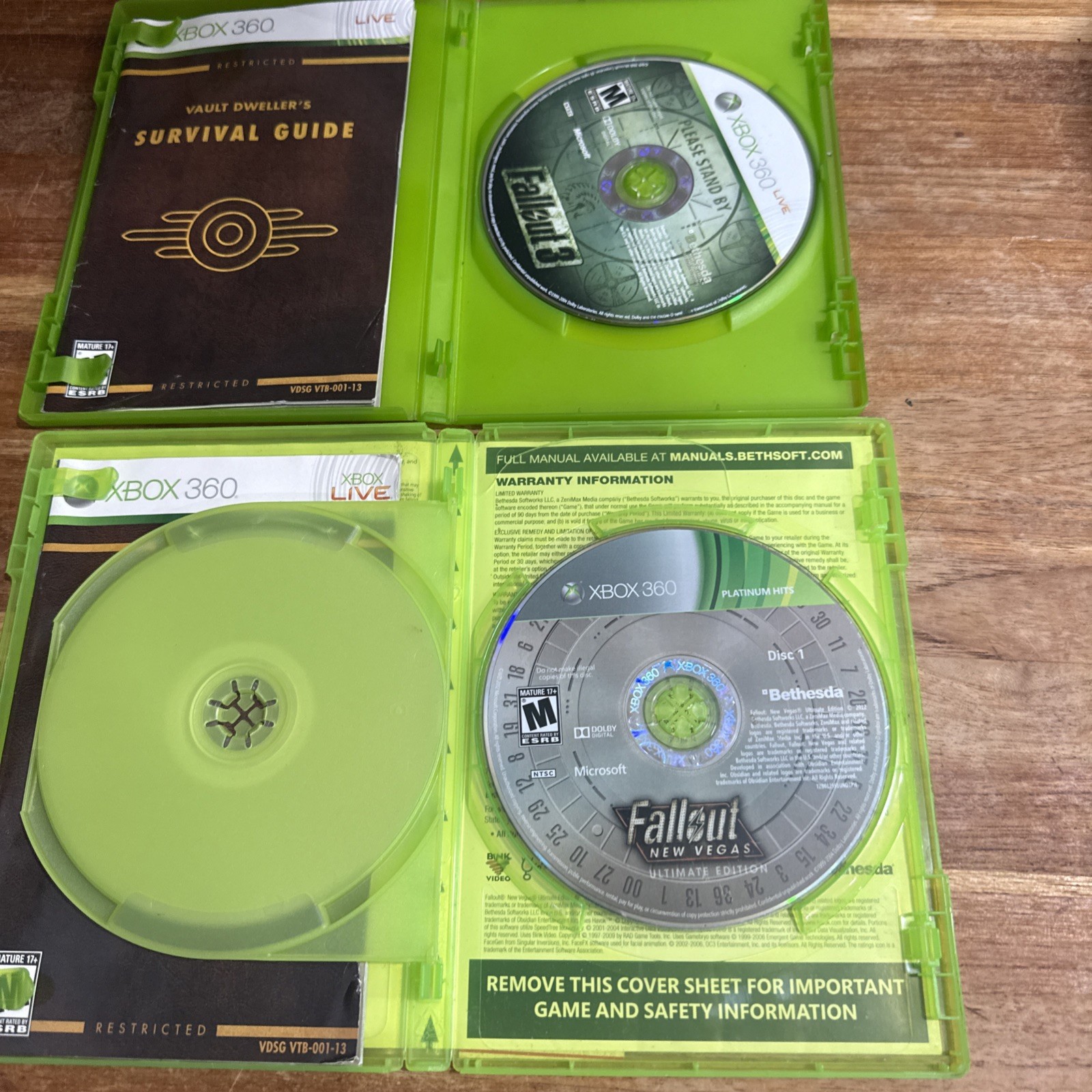 Fallout: New Vegas – Ultimate Edition (Xbox 360, 2012) *TESTED & CIB* & Fall 3