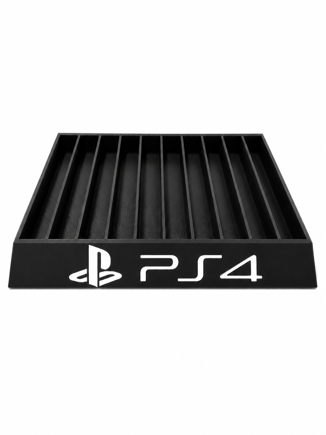 PlayStation 4 PS4 Game Case Display Stand Fits 10 games 3d Print video game
