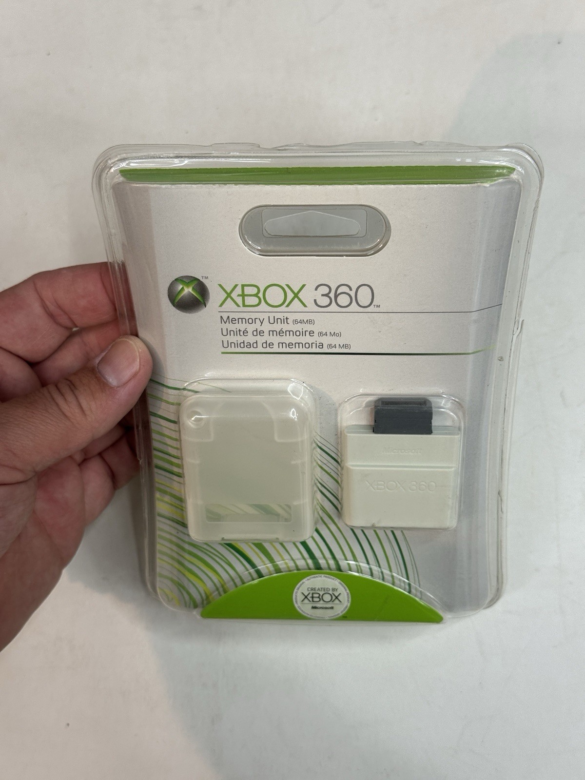 Genuine Official Microsoft Xbox 360 Console Memory Card Unit 64MB NEW Box