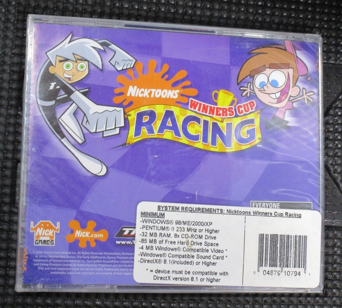 Video Game PC Nicktoons Winners Cup Racing 2006 NEW Jewel