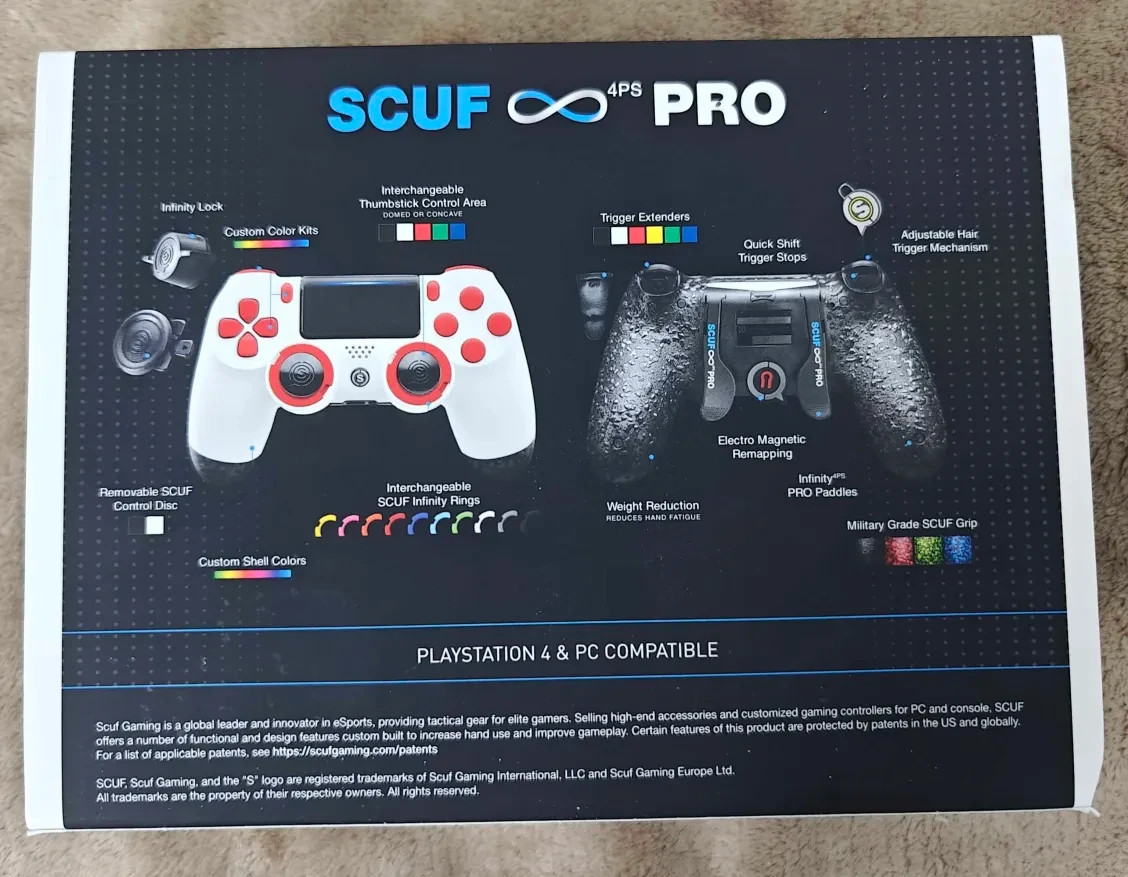 SCUF Infinity 4PS Pro Controller Wireless, Original Box (See Description)