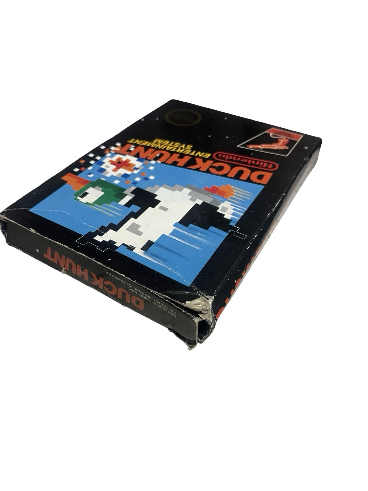 Duck Hunt Nintendo NES, 1985 5-Screw Unpunched Hangtab Complete CIB BLACK BOX