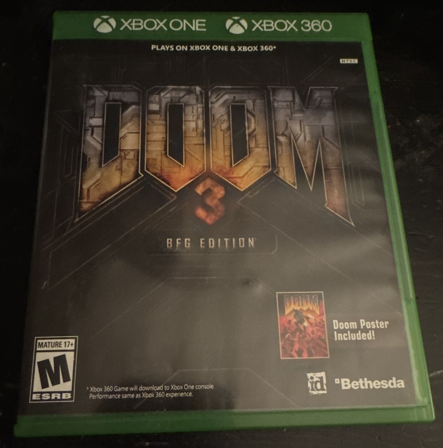 Bethesda DOOM 3 BFG Edition (Microsoft Xbox One/Xbox 360) M Shooter NTSC